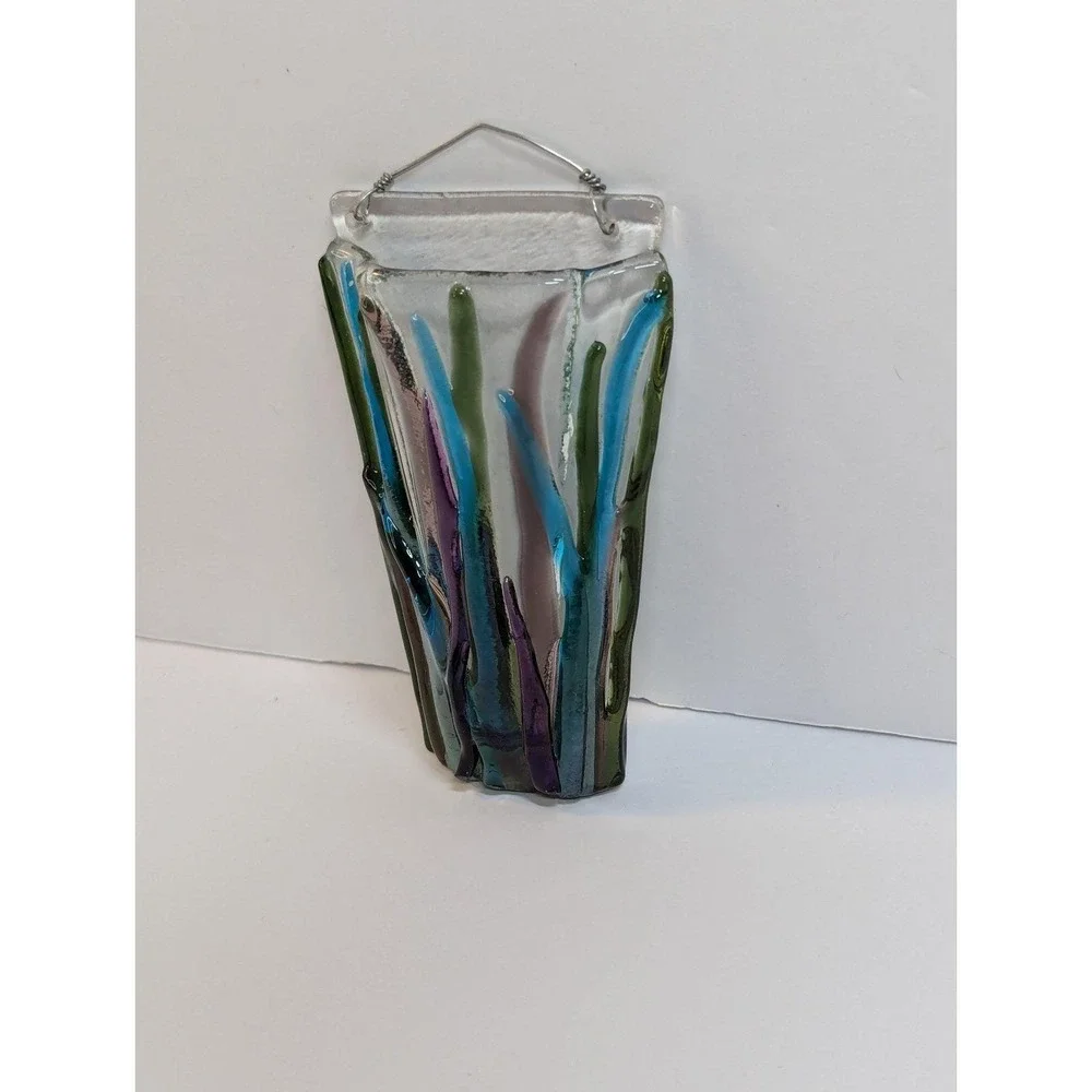 Tiny Glass Hanging Bud Vase‎